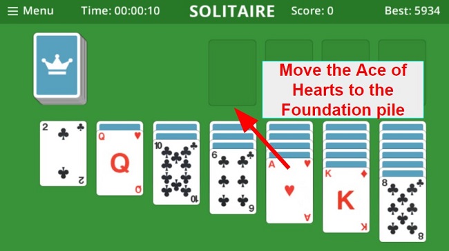 play solitaire  Solitaire card game, Playing solitaire, Killing time