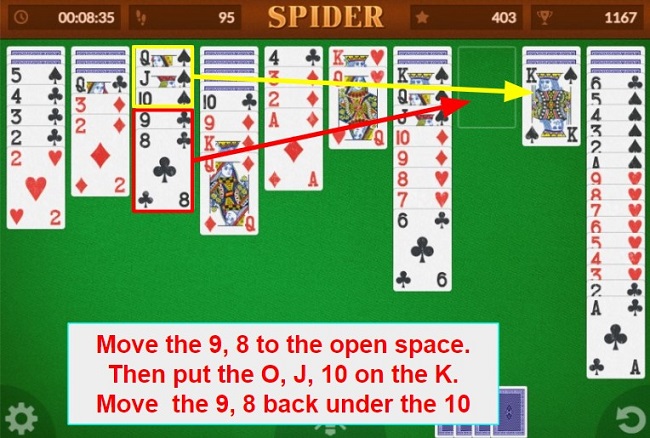 Fred's Spider Solitaire - Play Online