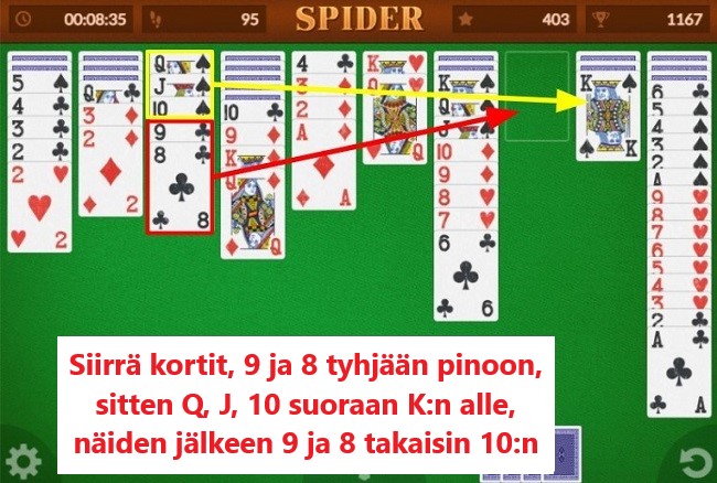 Ilmainen Spider Pasianssi – Katso 8 Vinkkiä Miten Voittaa tai Pelata  Verkossa, huhtikuu 2023. – PlayOrDown