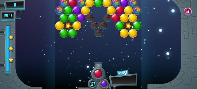 Destroy as many bubbles as possible in this classic bubble shooter game.  The game works on the simple principle tha…