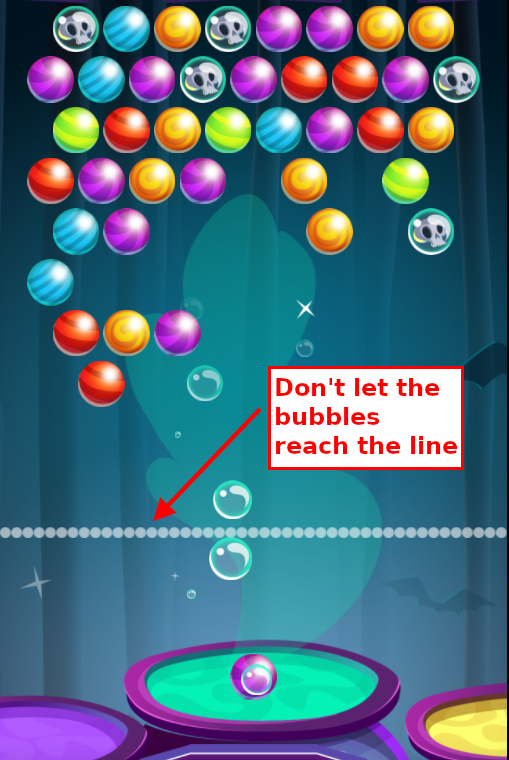 play halloween bubble shooter game