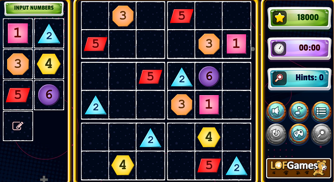 Shape Sudoku Pro by BUCKED GAMES DIJITAL OYUN TEKNOLOJILERI ANONIM SIRKETI